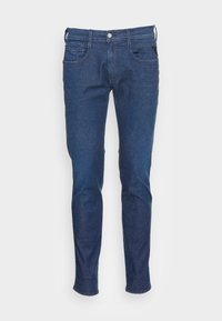 ANBASS HYPERFLEX - Calças de ganga de perna direita - dark blue