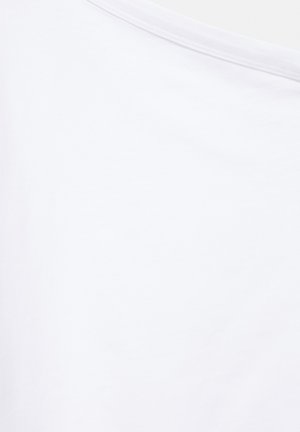 PULL&BEAR, ASYMMETRIC SHORT SLEEVE - T-SHIRT - T-shirt print - white
