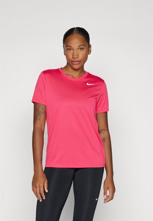TEE - Sport T-shirt - rush pink/white