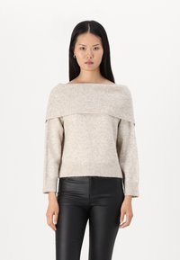 JJXX OFF SHOULDER - Pullover - fog