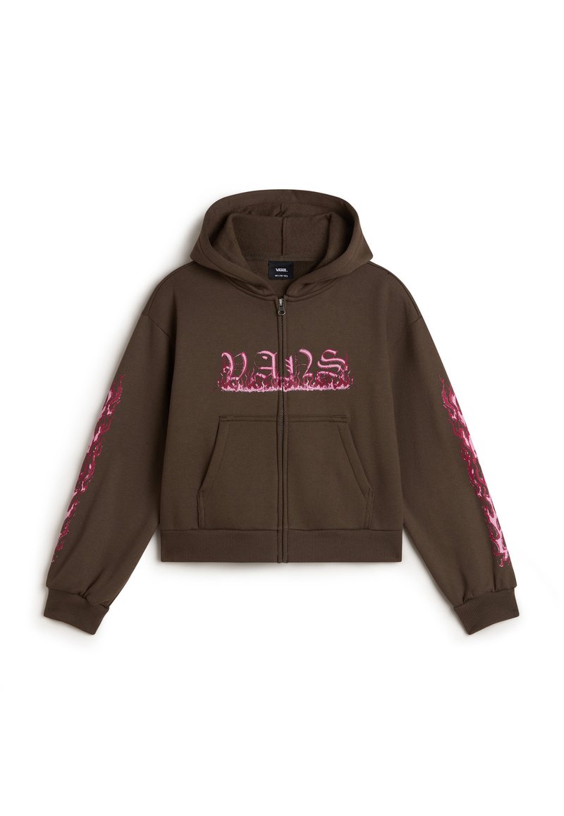 Vans Zip-up sweatshirt - dark brown
