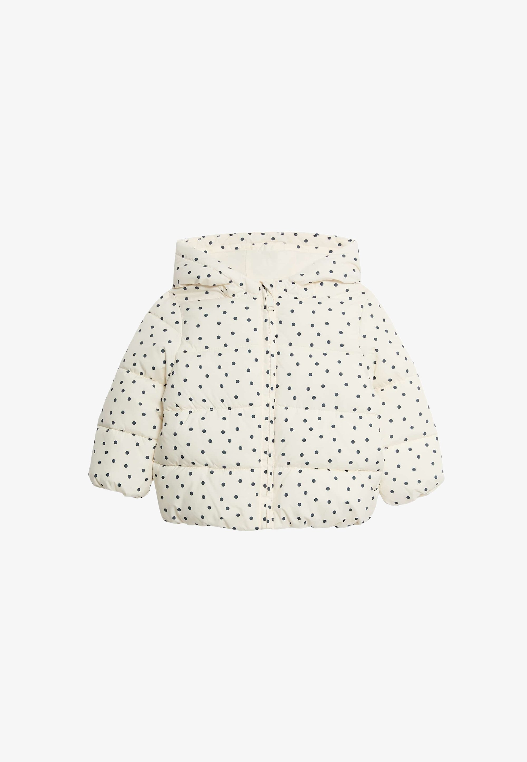 Marks Spencer SPOTTED PADDED HOODED LIGHTWEIGHT Abrigo de