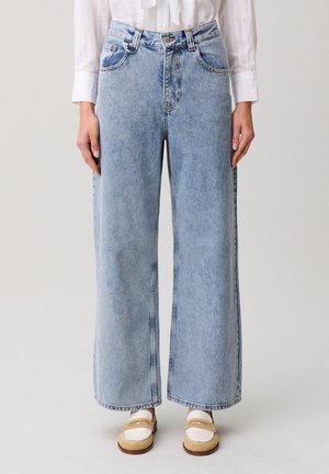Wide Leg - denim bleu