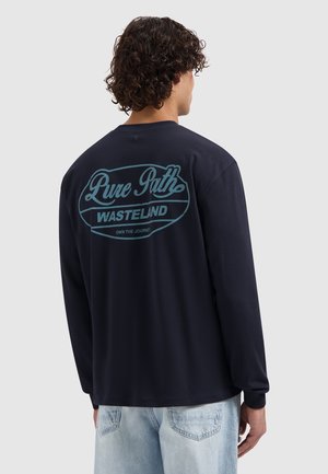 BOXY FIT CREWNECK LS  - Longsleeve - dark navy