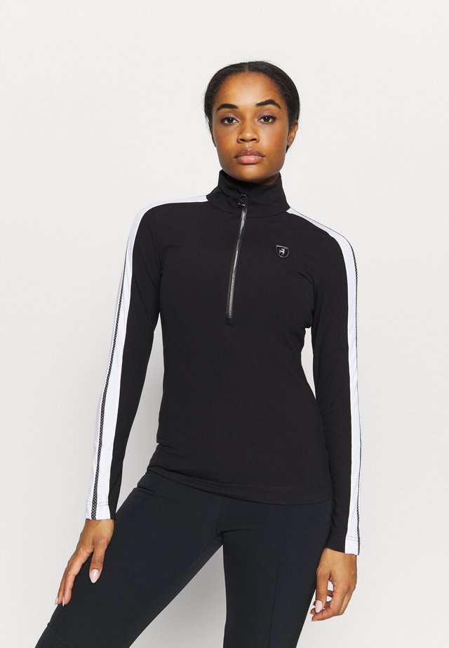 ELIN - Maglietta a manica lunga - black