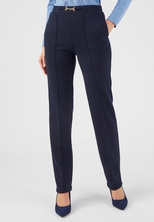 DROIT MILANO - Pantalon classique - marine
