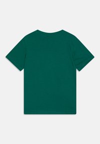 Champion ICONS CREWNECK LARGE LOGO - Camiseta estampada - dark green
