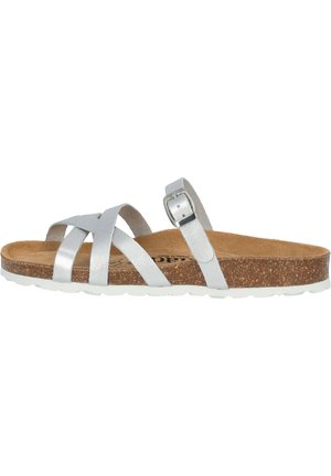 CRUISI - Pantolette flach - silber metallic