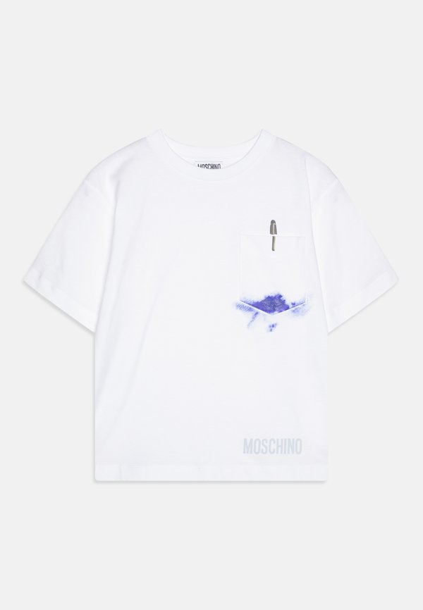 MAXI UNISEX - Print T-shirt - bianco ottico