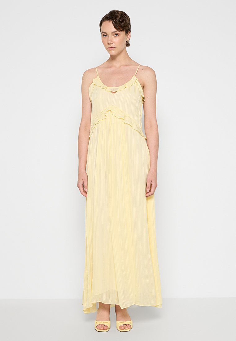 TWINSET Maxi-jurk lichtgeel