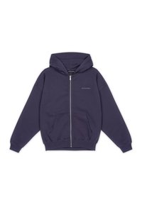 CLARITA OVERSIZED - Mikina na zip - washed indigo blue gum