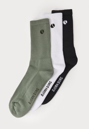 CORE CREW SOCK 3 PACK - Socks - white/black