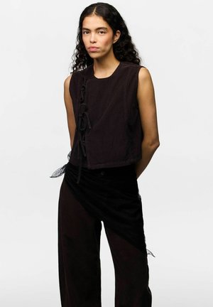 Pieces, SCARF PCELVIRA SQUARE - Scarf - black
