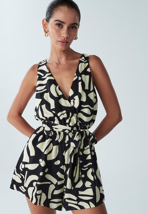 KARA - Lühikeste varrukatega bodi - abstract strokes