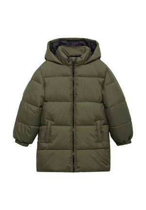 HOODED LINER QUILTED - Manteau d'hiver - khaki