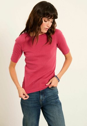 REGULAR FIT - POINTELLE  - T-Shirt basic - fushsia pink