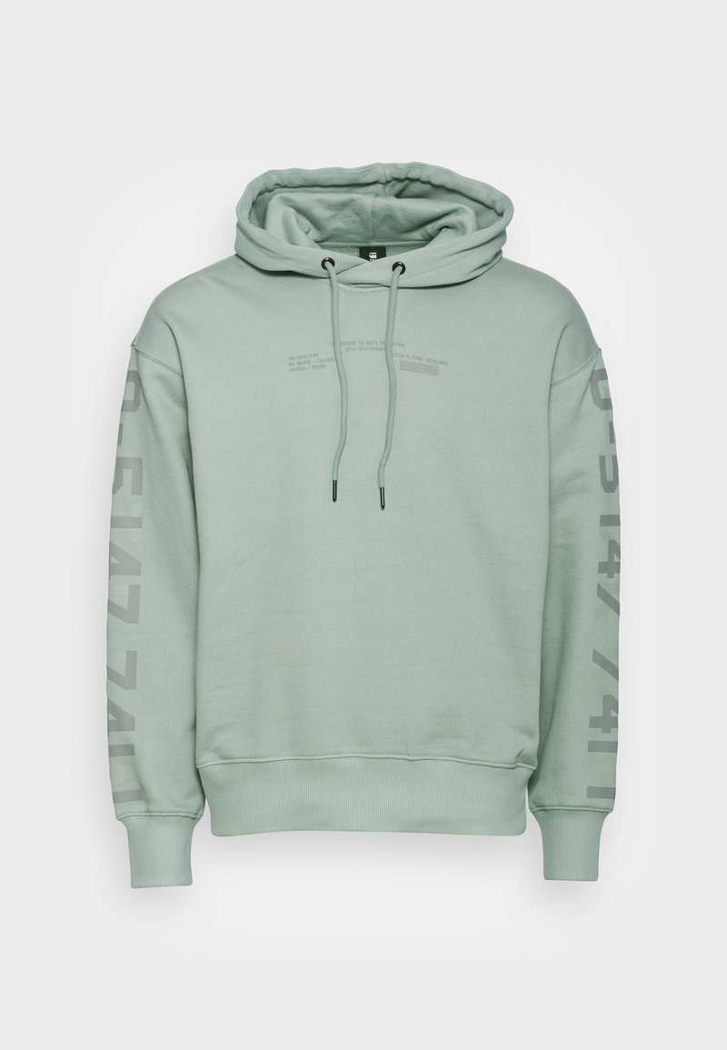 Herren Kapuzenpullover | G-Star SLEEVE GRAPHICS LOOSE Sweatshirt iceberg green/grün - UR50200 Herren Kapuzenpullover | G-Star SLEEVE GRAPHICS LOOSE Sweatshirt iceberg green/grün - UR50200