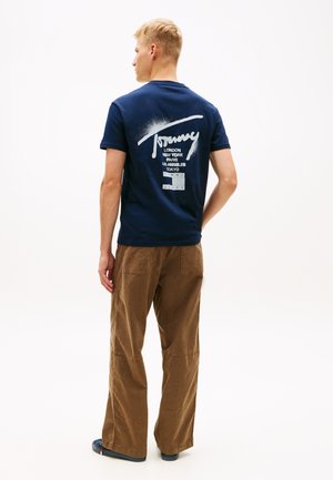 CITY SIGN TEE - Tricou cu imprimeu - dark night navy