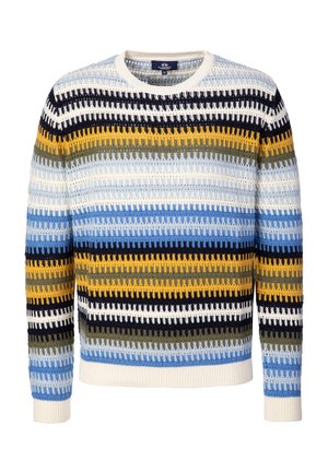 La Martina BEKLEIDUNG MCS013 - Strickpullover - navy-snowwhite mcs yc s
