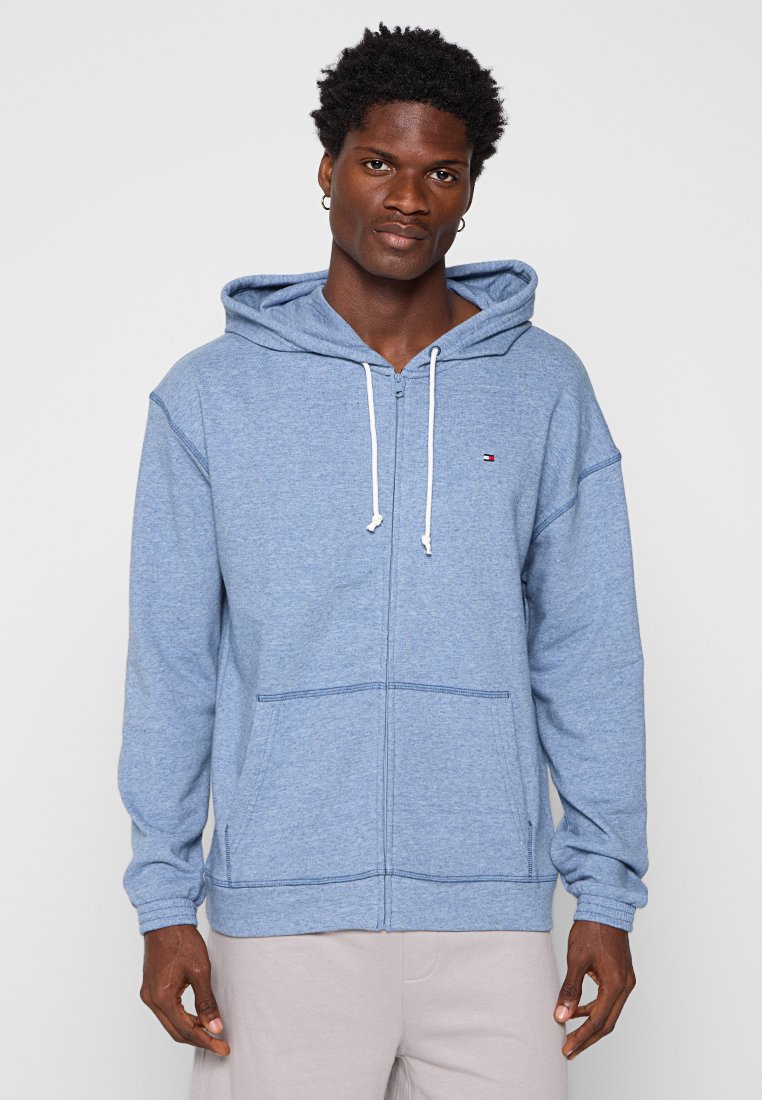 Tommy Hilfiger Sweater met rits blauw