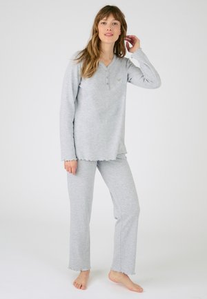 Damart INTERLOCK  DOUCE ET SOUPLE SET - Pigiama - gris