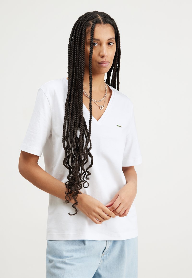 Lacoste - Tricou basic - white, Extindeți