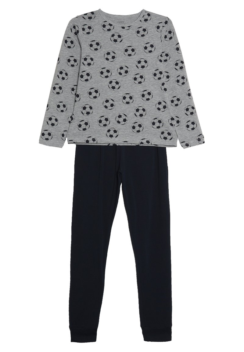 Kinder Wäsche | Name it NKMNIGHTSET FOOTBALL Nachtwäsche Set grey melange/grau-meliert - NI29455 Kinder Wäsche | Name it NKMNIGHTSET FOOTBALL Nachtwäsche Set grey melange/grau-meliert - NI29455