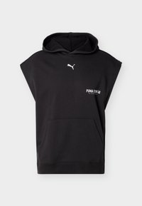 GRAPHICS SLEEVELESS HOODIE - Μπλούζα - black