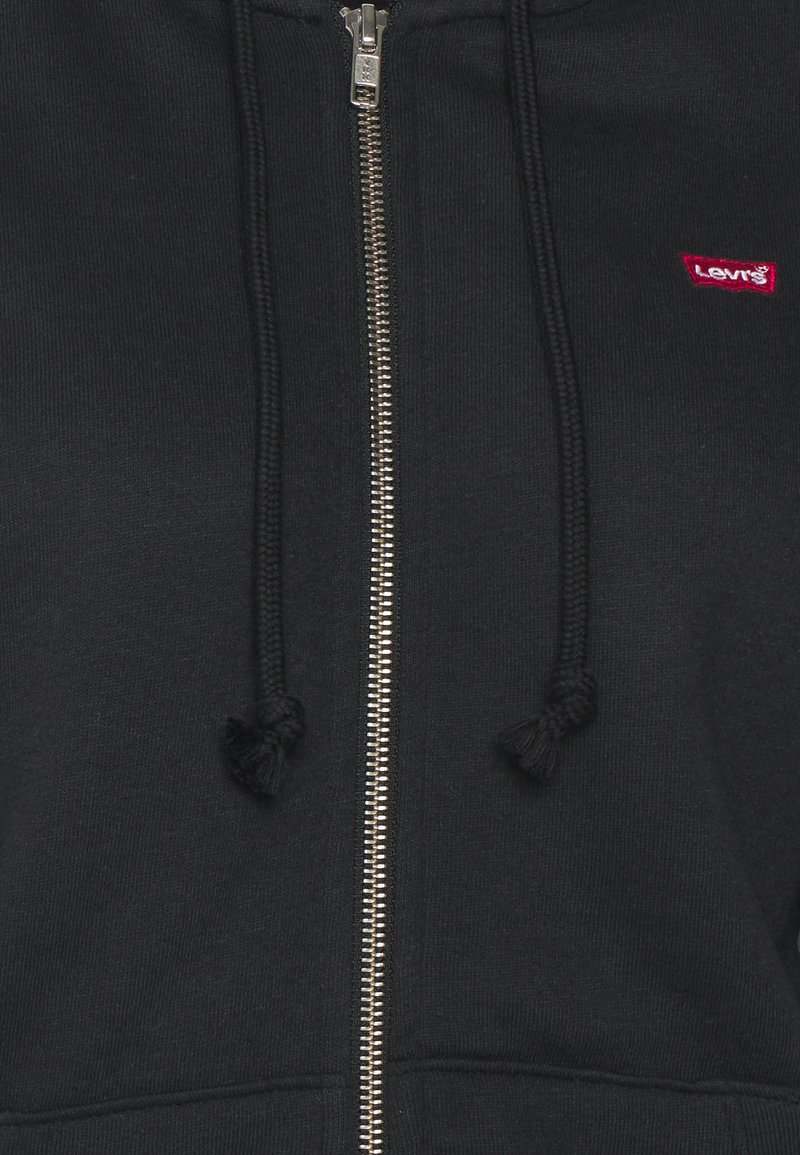 Levi's® STANDARD ZIP HOODIE Sweatjacke caviar/schwarz