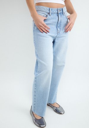 Balmohk Cropped - Jeans Straight Leg - light blue denim