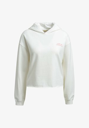 Smith&Soul, SMITH&SOUL BOXY CROPPED HOODIE MIT ARTWORK - Hoodie - offwhite