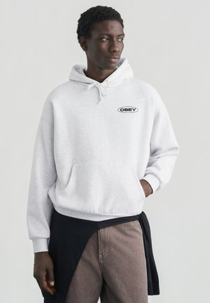 OVAL CITIES HOOD - Hoodie - ash grey
