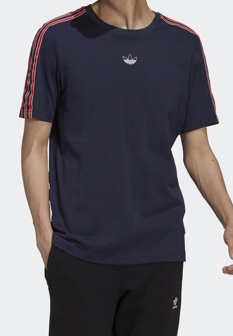 adidas Originals T-shirt med print - dark blue