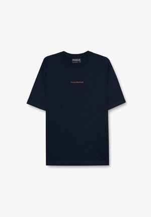INSIDE, FLOR - Camiseta estampada - azul