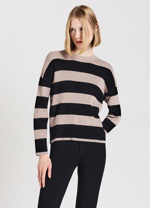 A RIGHE  - Maglione - var ultrablack