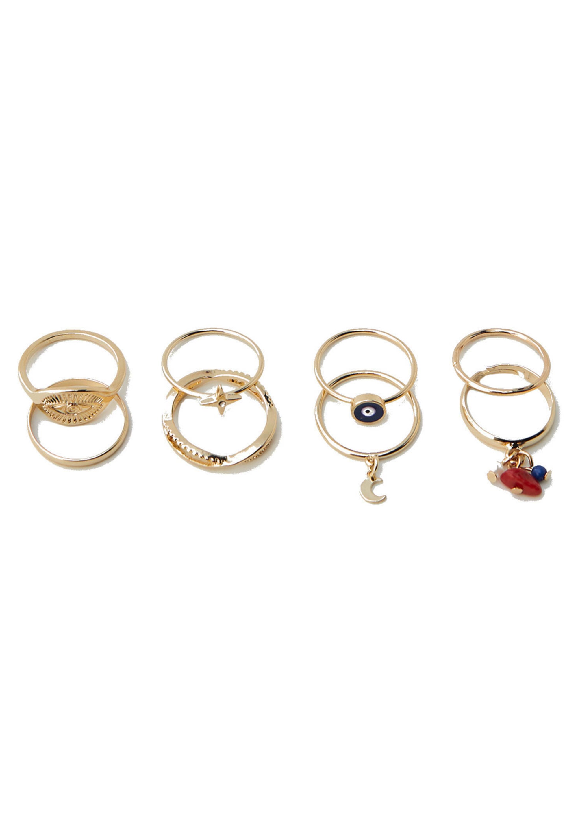 Gold coloured ring