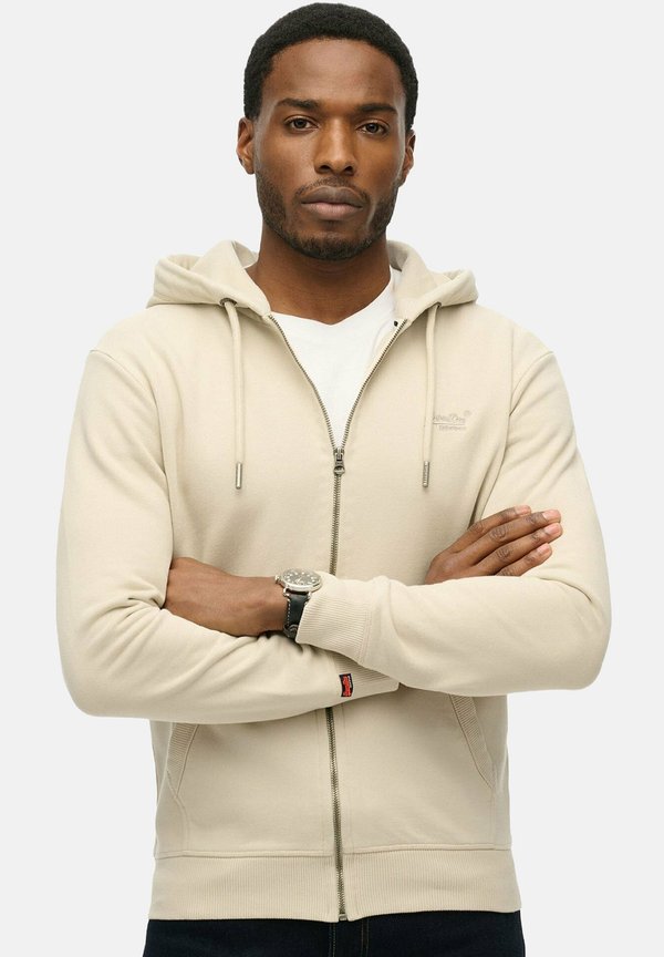 ESSENTIAL LOGO ZIP  - Sweatjacke - beige