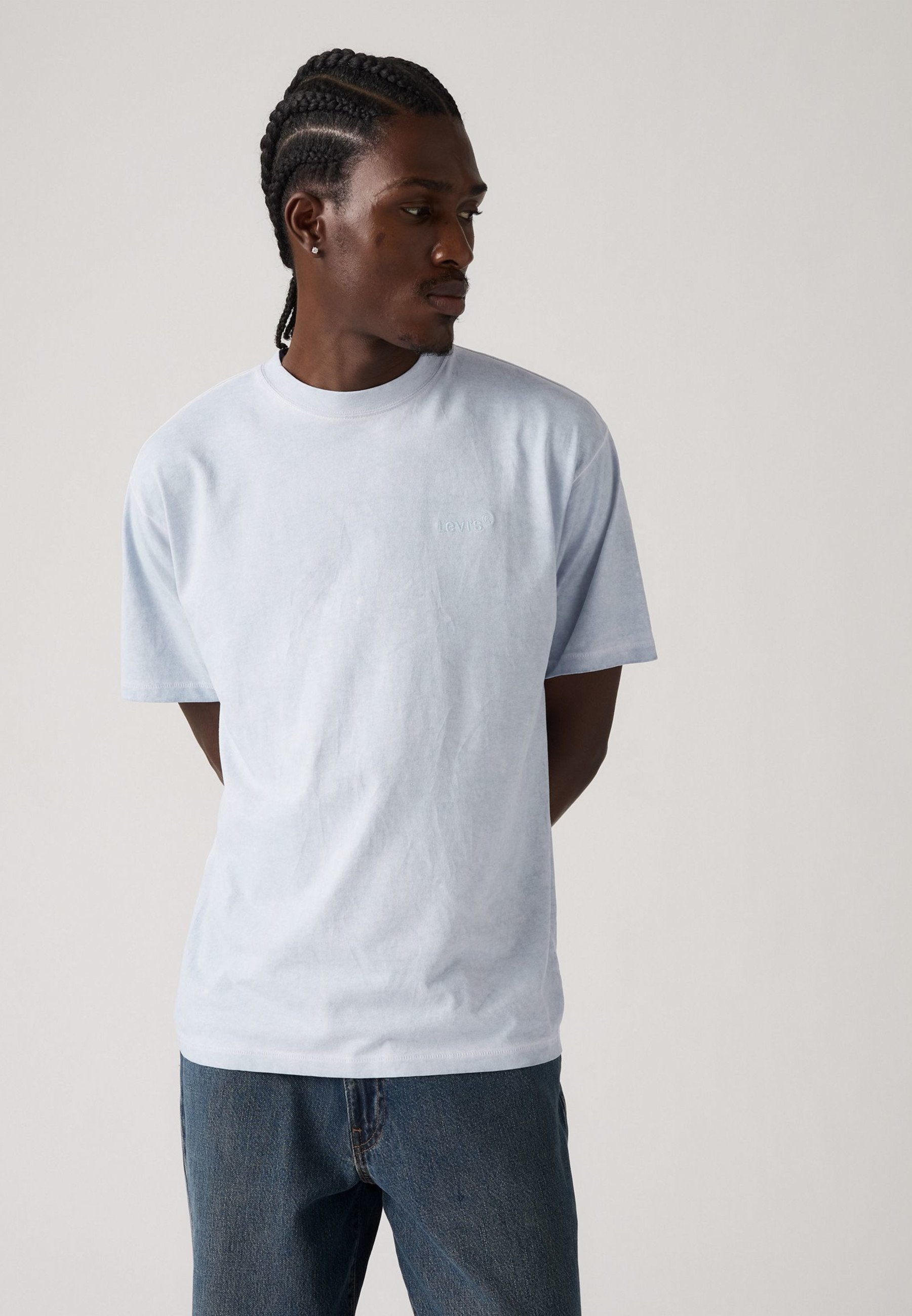 Levi's® VINTAGE Camiseta básica oil wash niagara mist/azul