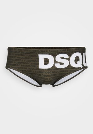 NEOCLASSIC LOGO SWIM BRIEF - Swimming briefs - green/white