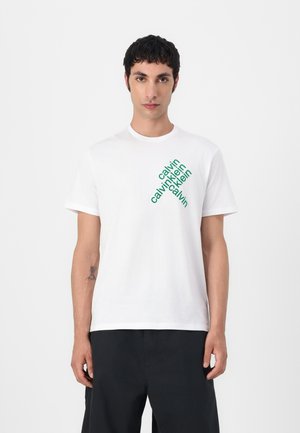 T-shirt con stampa - brilliant white