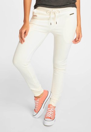 Just Rhyse POPPY - Tracksuit bottoms - white