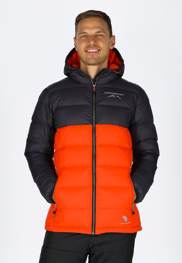 ÖSTERSUND 2 0 - Daunenmantel - charcoal orange