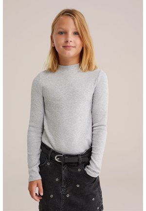 WE Fashion Ilgarankovis viršutinės dalies drabužis - light grey