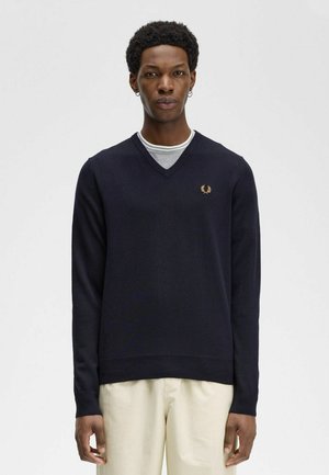 Jersey de punto - blu navy