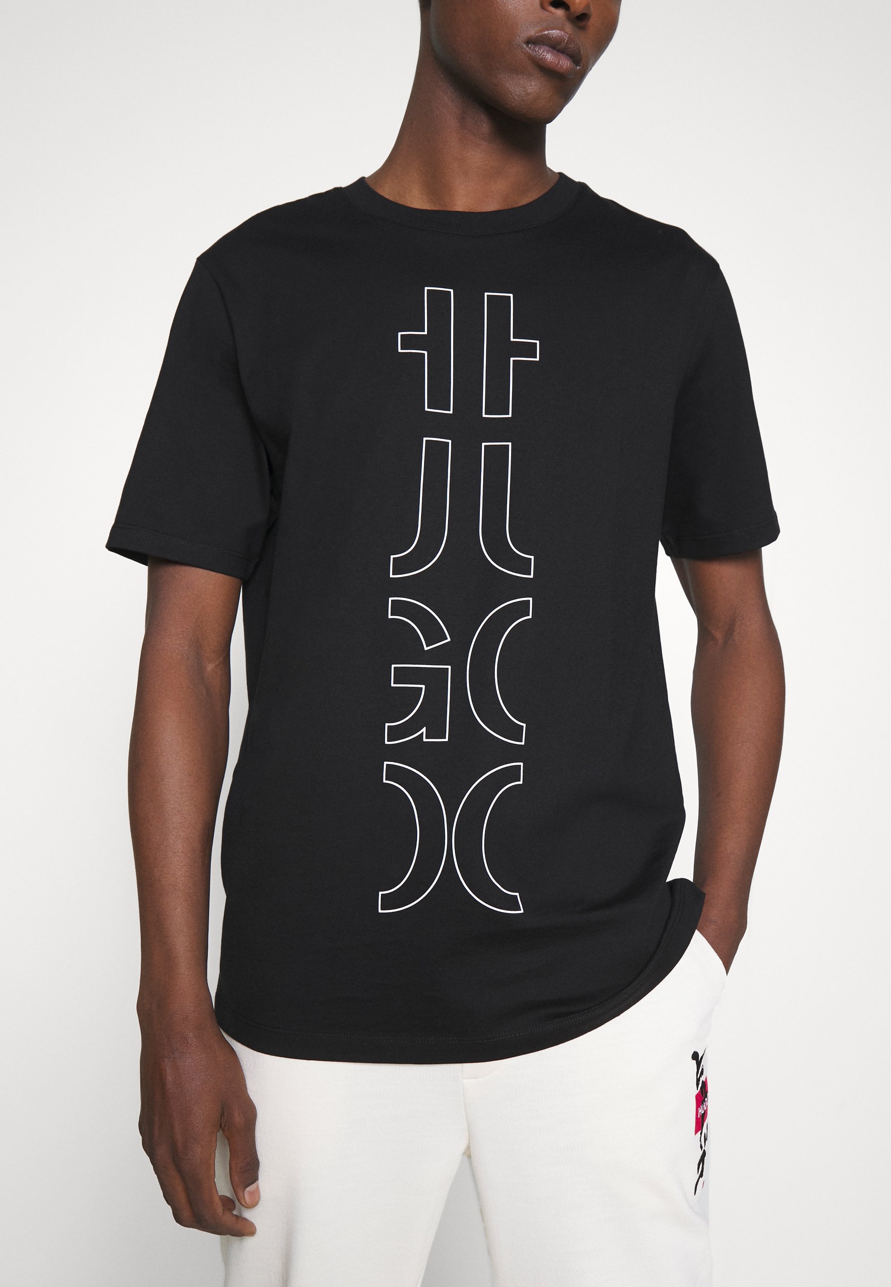 Hugo Boss Darlon Regular Fit Black T-Shirt M Black Men Shirts