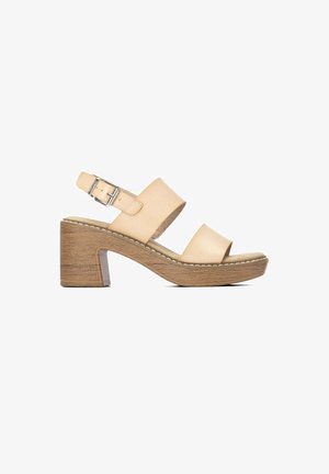 Refresh, SANDALIA DE MUJER CON TACÓN - BEIGE - Sandalias - marron