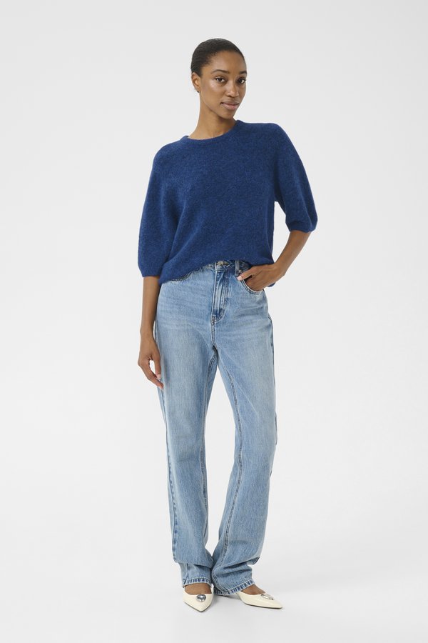 ALPHA TEE - Basic T-shirt - mayfair melange2