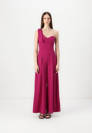 MALIA ONE SHOULDER - Jumpsuit - aubergine