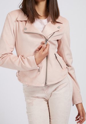 Guess Jacka i konstläder - light pink
