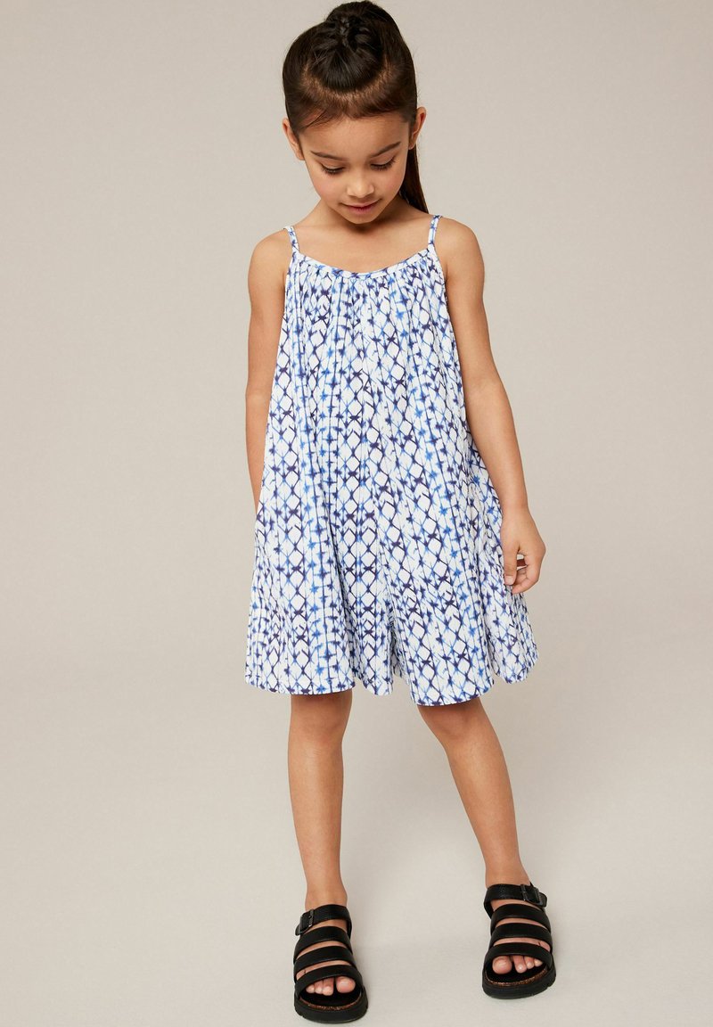 Next CRINKLE REGULAR FIT - Jumpsuit - blue white